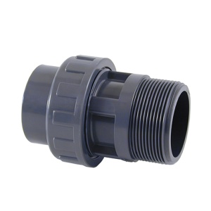 Муфта разборная тип 3 ПВХ, EPDM CEPEX (клеевая-нар.резьба BSP) 1