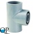 Тройник редукционный 90º ХПВХ Corzan® CEPEX (клеевой) 1