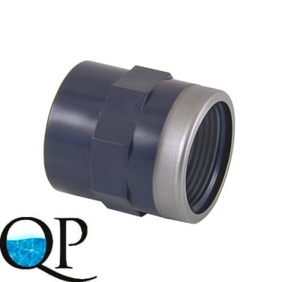 Муфта ПВХ CEPEX (клеевая-внутр.резьба BSP, усиленная кольцом) 1