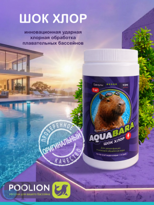 AQUABARA ШОК Хлор, гранулы, 1 кг_1