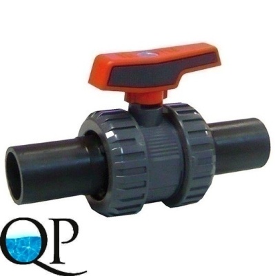Кран шаровой ПВХ CEPEX серия STD (уплотнение шара PE, остальные EPDM), окончания ПЭ для стыковойэлектромуфтовой сварки (для труб ПЭ) 1