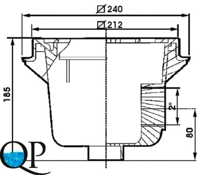 chertyozh-kvadratnogo-donnogo-sliva-iz-abs-plastika-dlya-plenochnogo-bassejna-a-014-l